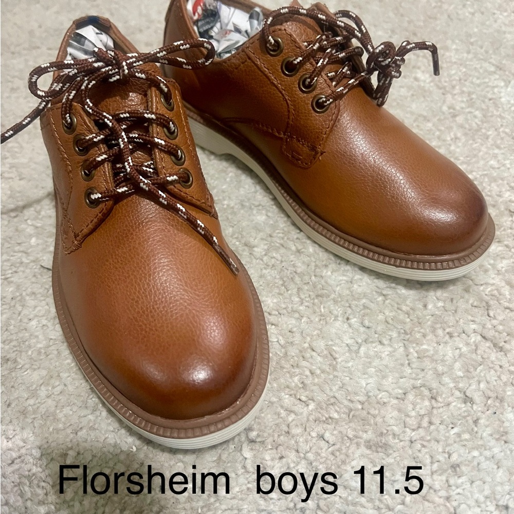 Florsheim Kids Tan Dress Shoes